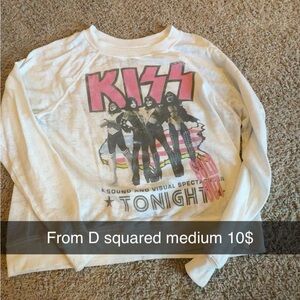 KISS Graphic Kids Shirt - White